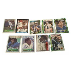 Lot Of 9 Seattle SEAHAWKS CARDS See Description For List J-T Lot2